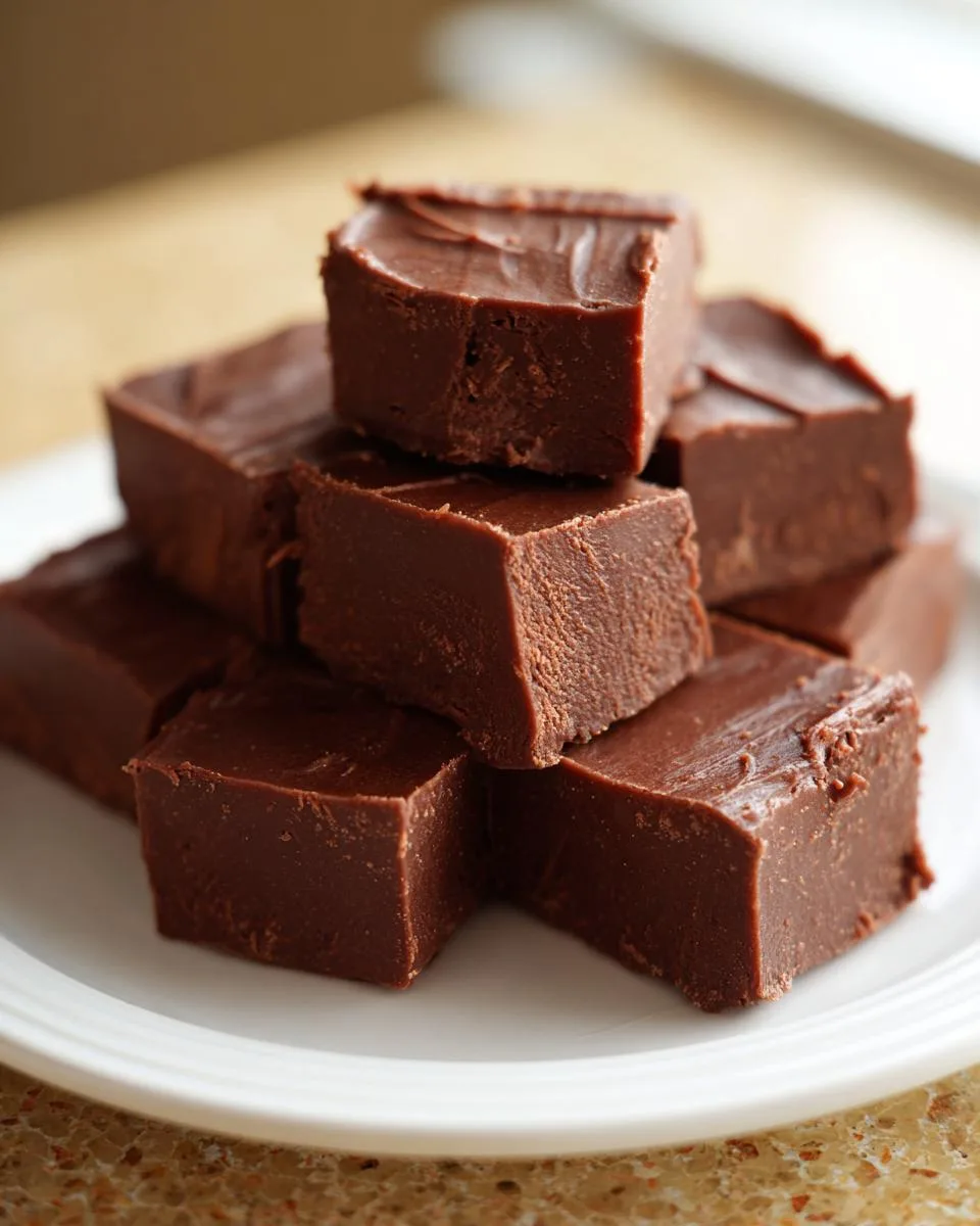 Easy 2-Ingredient Fudge - detail 2