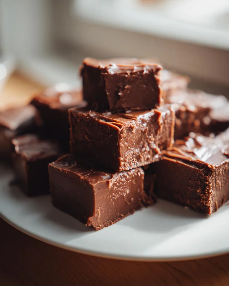 Easy 2-Ingredient Fudge - detail 3