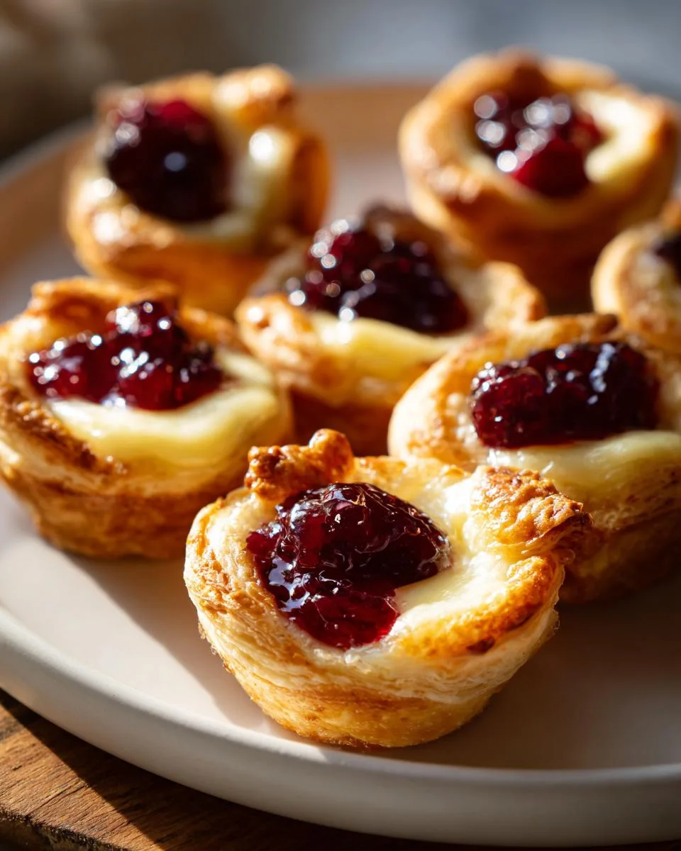 Easy 3-Ingredient Cranberry Brie Bites That Wow Every Crowd 6 Easy 3-Ingredient Cranberry Brie Bites - detail 1