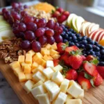 Easy Fruit and Cheese Platter
