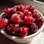 Festive Sugared Cranberries Recipe