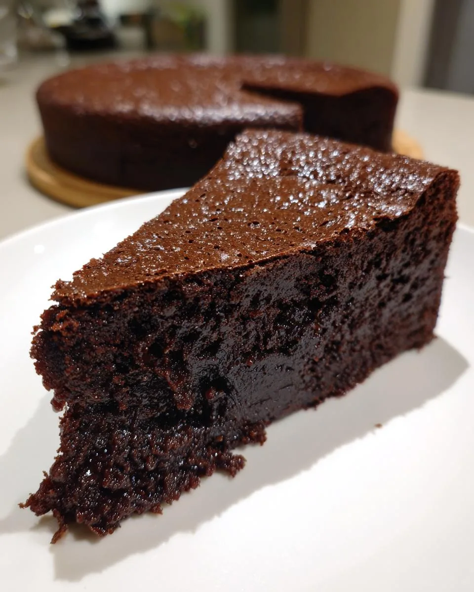 Flourless Chocolate Cake - detail 1