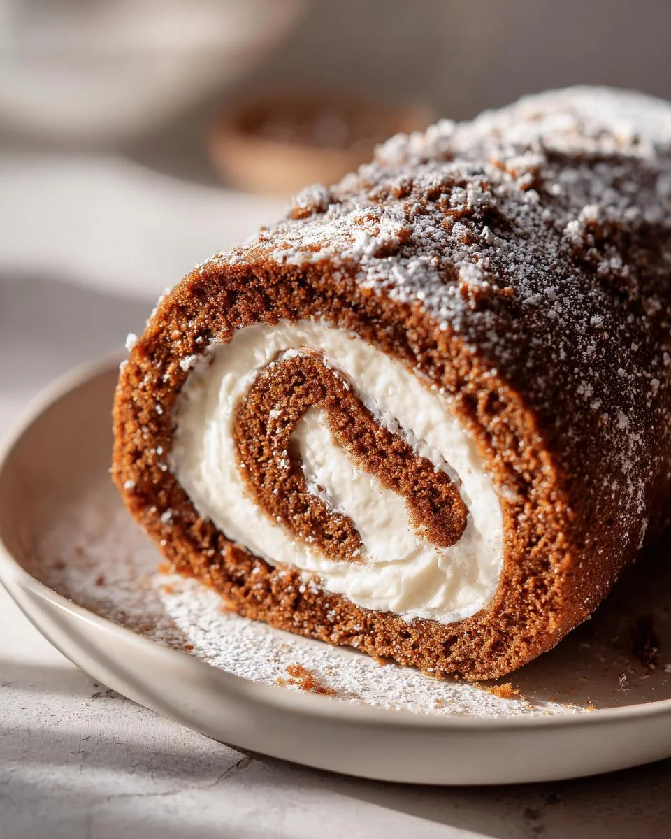 Gingerbread Yule Log - detail 1