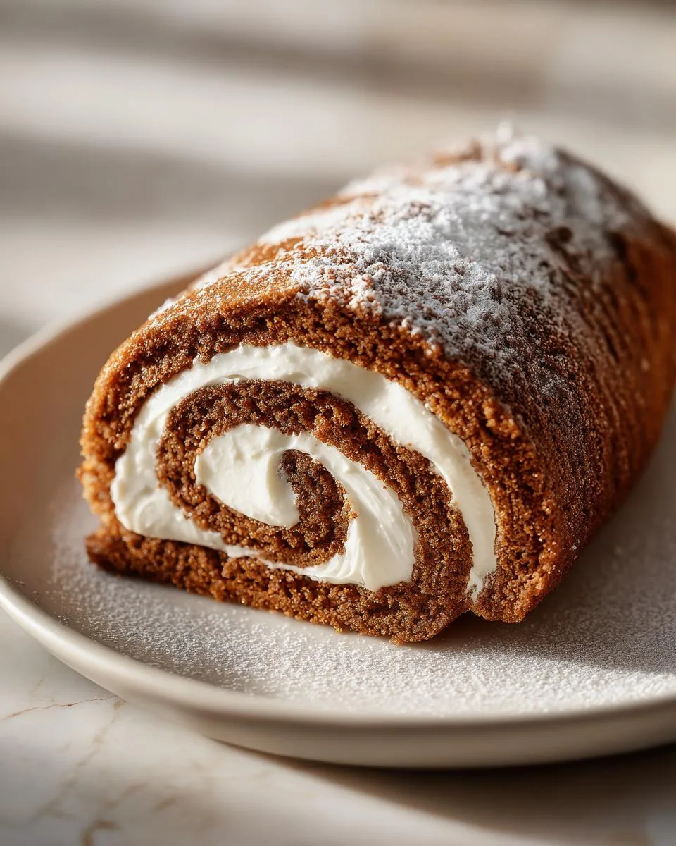 Gingerbread Yule Log - detail 2