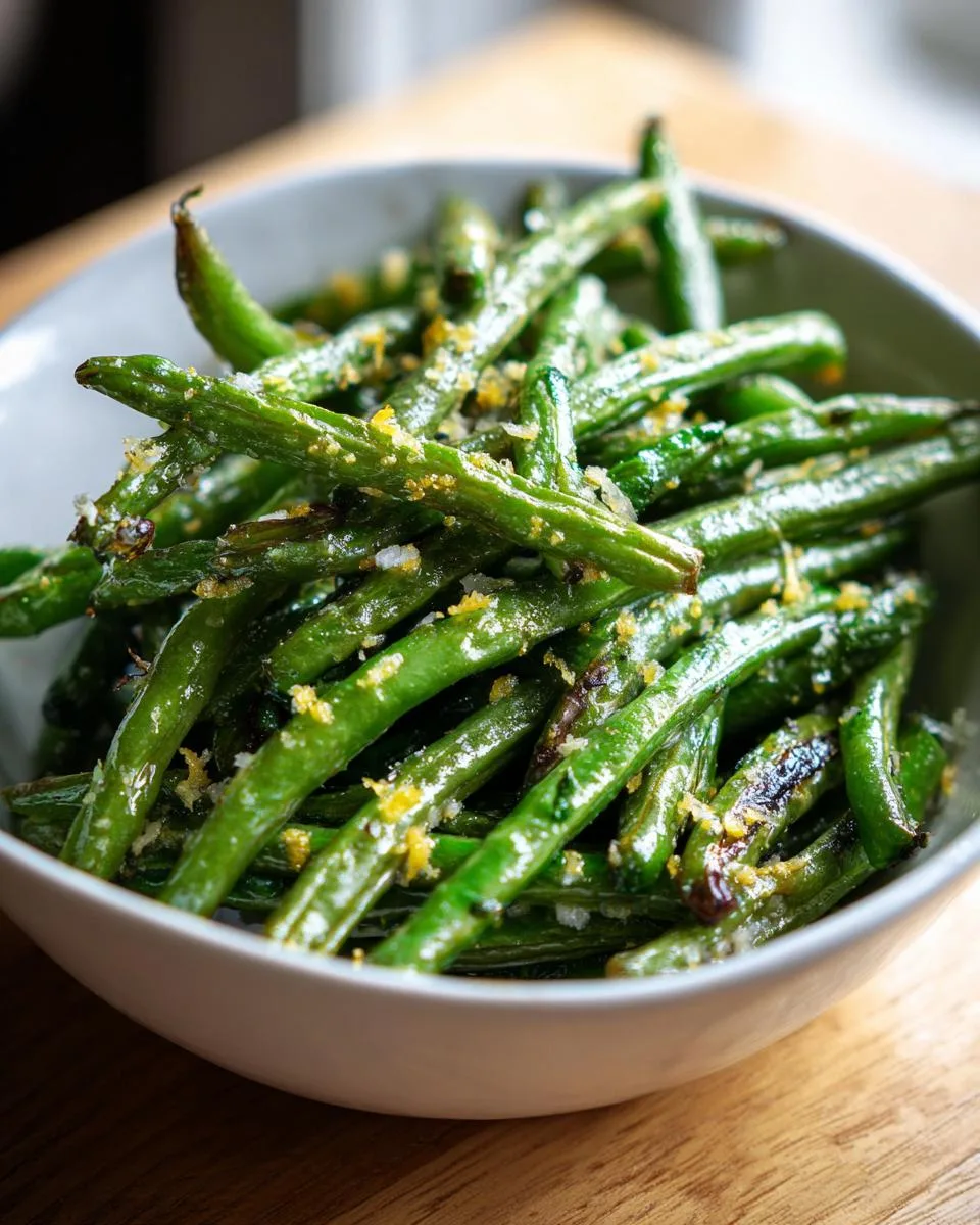 Lemon Butter Green Beans - detail 2