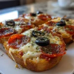 10-Minute Mini French Bread Pizzas: Irresistible & Easy Recipe 2 Mini French Bread Pizzas