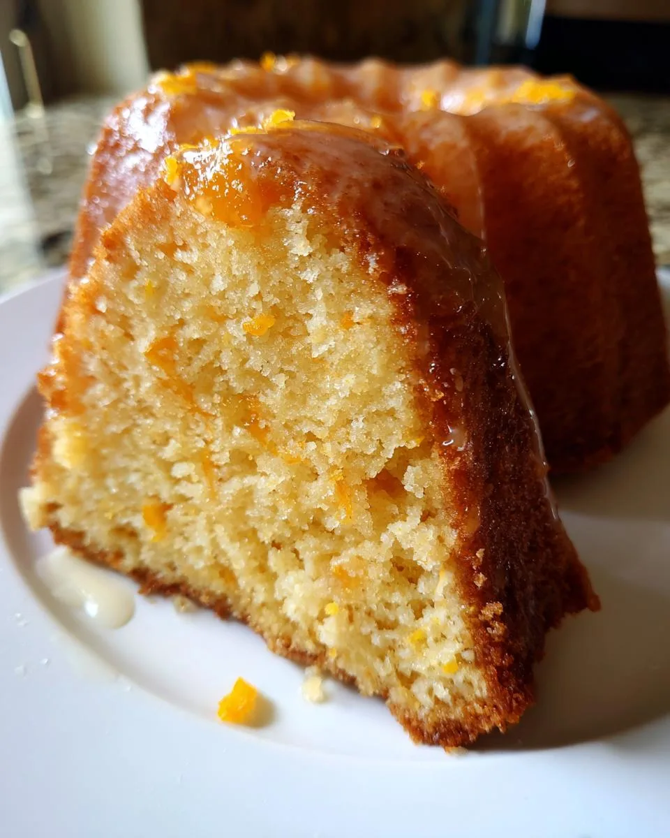 Orange Bundt Cake - detail 1