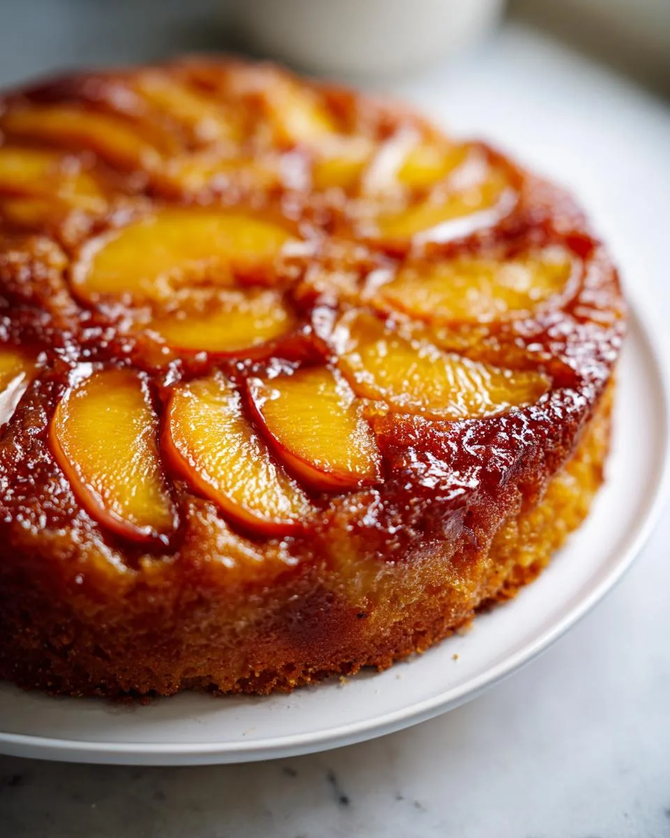 Peach Upside Down Cake - detail 4