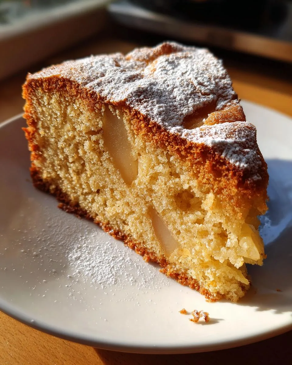 Pear and Ginger Cake - detail 1