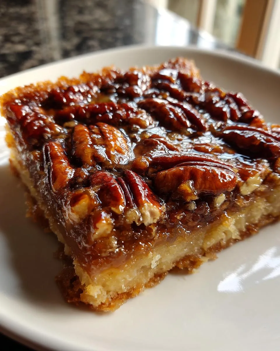 Pecan Pie Bars - detail 1