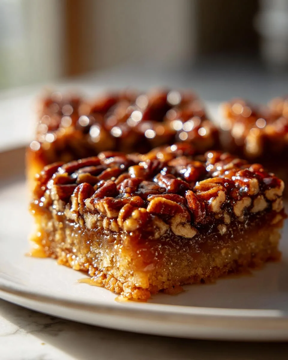 Pecan Pie Bars - detail 2