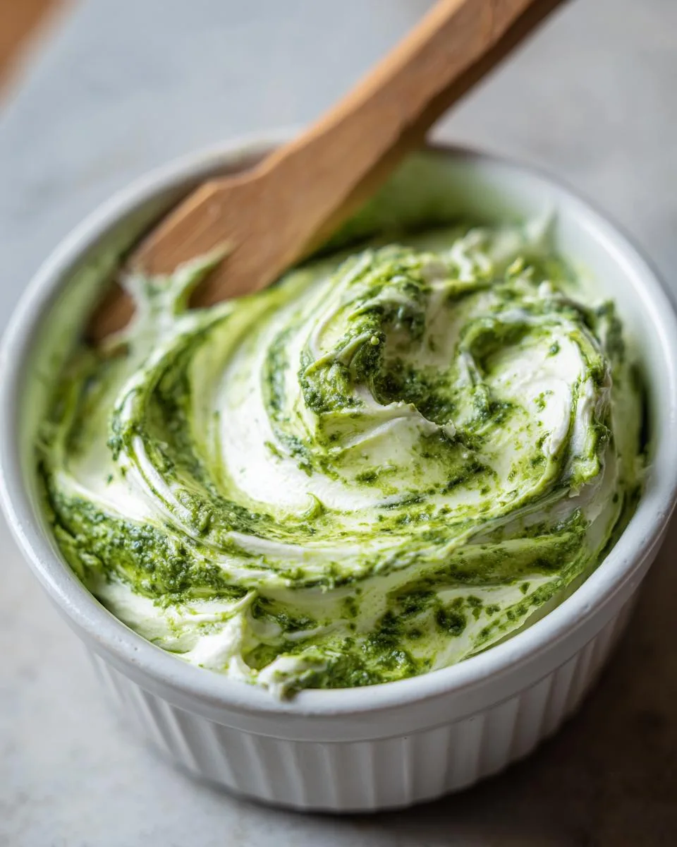 Pesto Cream Cheese Spread - detail 3