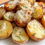 Irresistible Roasted Garlic Parmesan Potatoes in 35 Minutes 4 Roasted Garlic Parmesan Potatoes