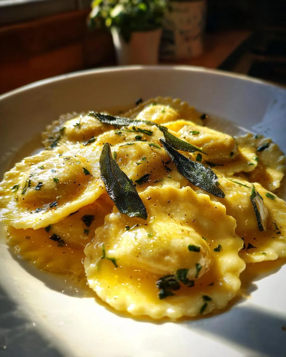Savor 2-Ingredient Sage Butter Ravioli That Wows Every Time 3 Sage Butter Ravioli - detail 1