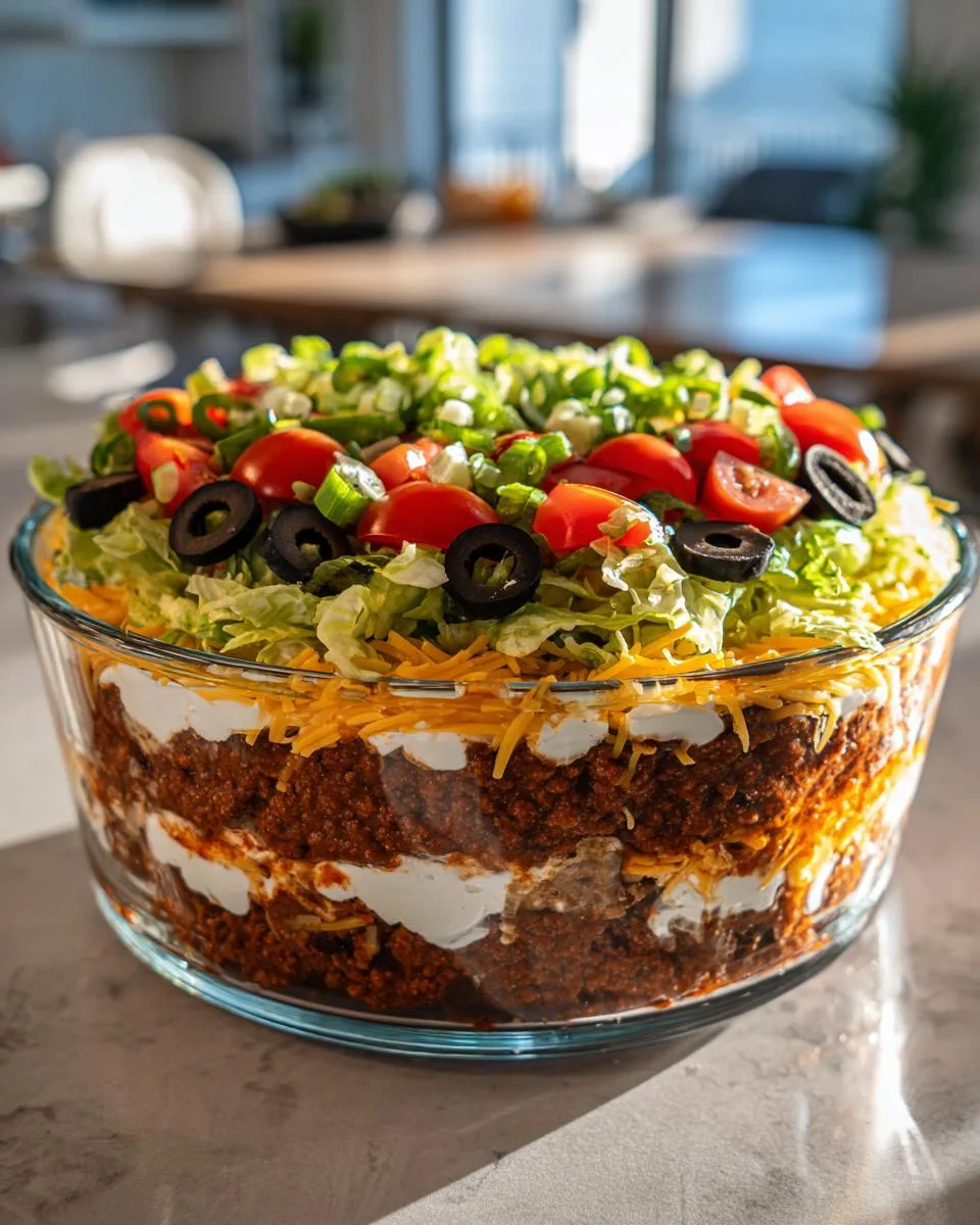 Seven-Layer Taco Dip - detail 3