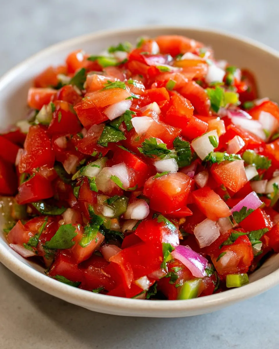 15-Minute Simple Pico de Gallo Recipe - Fresh & Zesty Perfection 3 Simple Pico de Gallo - detail 1