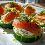 Smoked Salmon Cucumber Bites