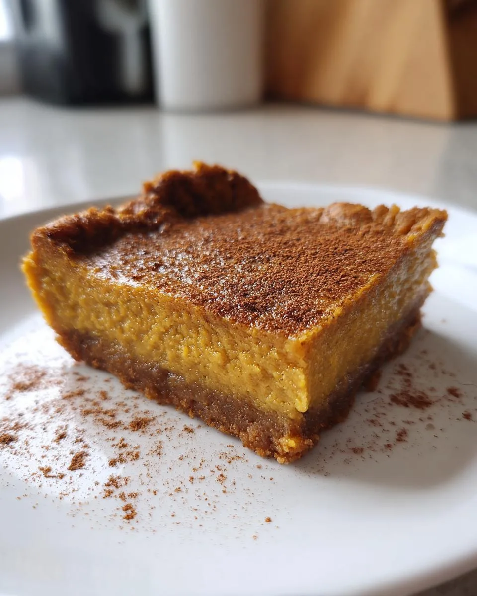 Irresistible Spiced Pumpkin Pie Bars in Just 45 Minutes 6 Spiced Pumpkin Pie Bars - detail 1