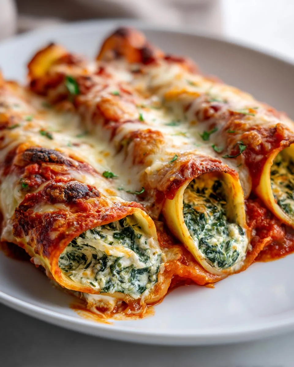 Luscious Spinach and Ricotta Cannelloni in Just 5 Steps 3 Spinach and Ricotta Cannelloni - detail 1