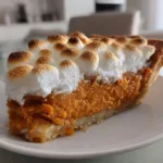 Sweet Potato Pie with Marshmallow