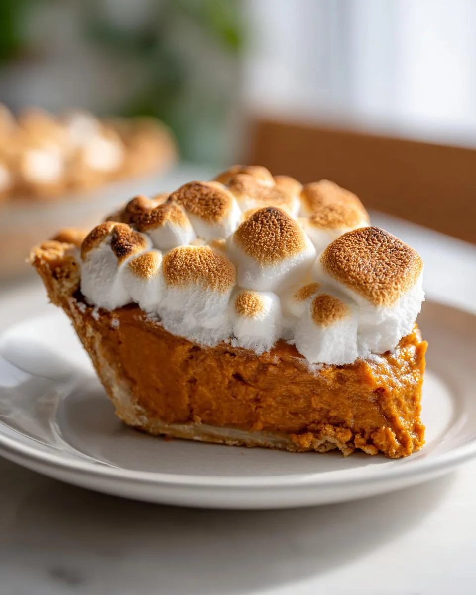 Sweet Potato Pie with Marshmallow - detail 3
