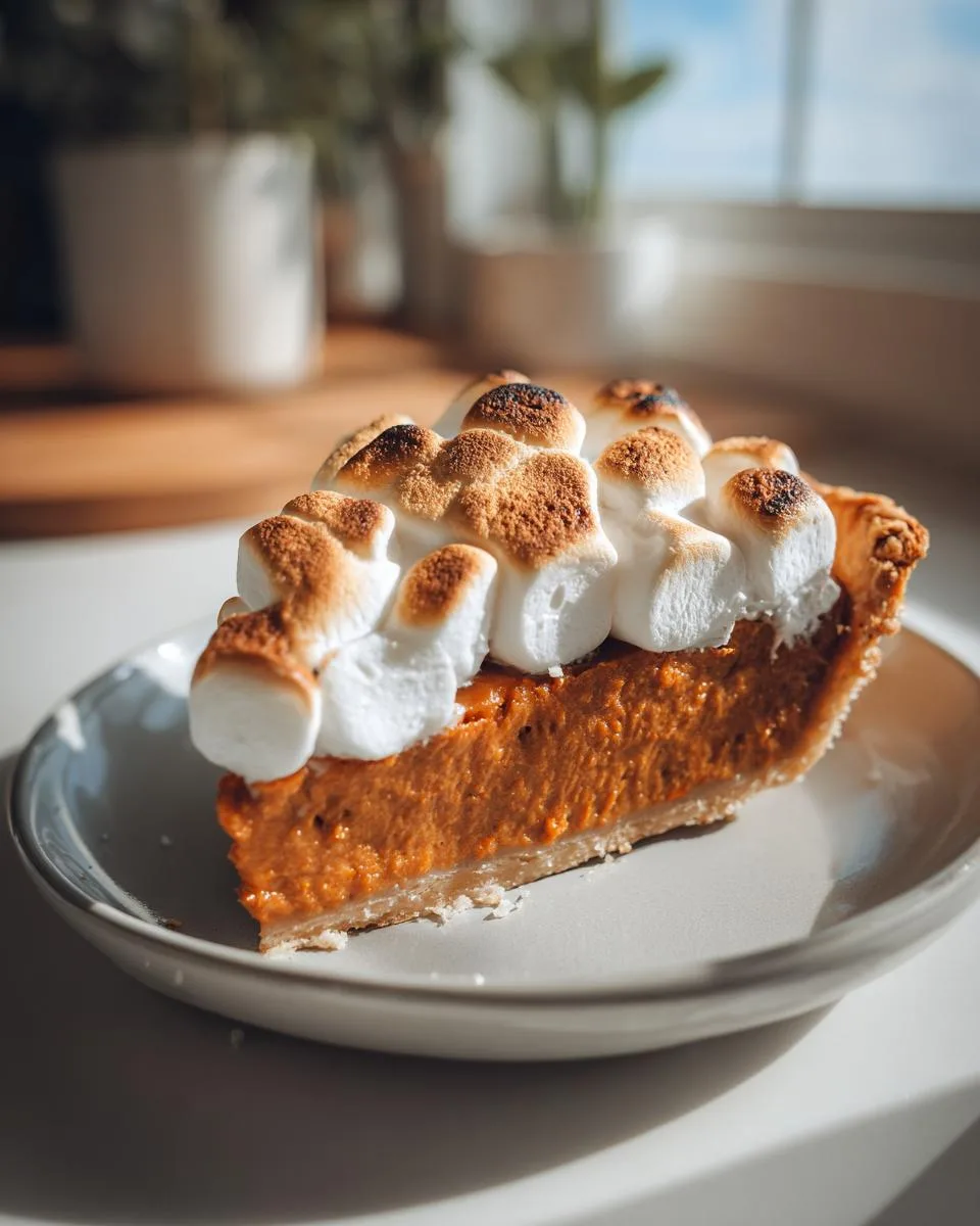 Sweet Potato Pie with Marshmallow - detail 4