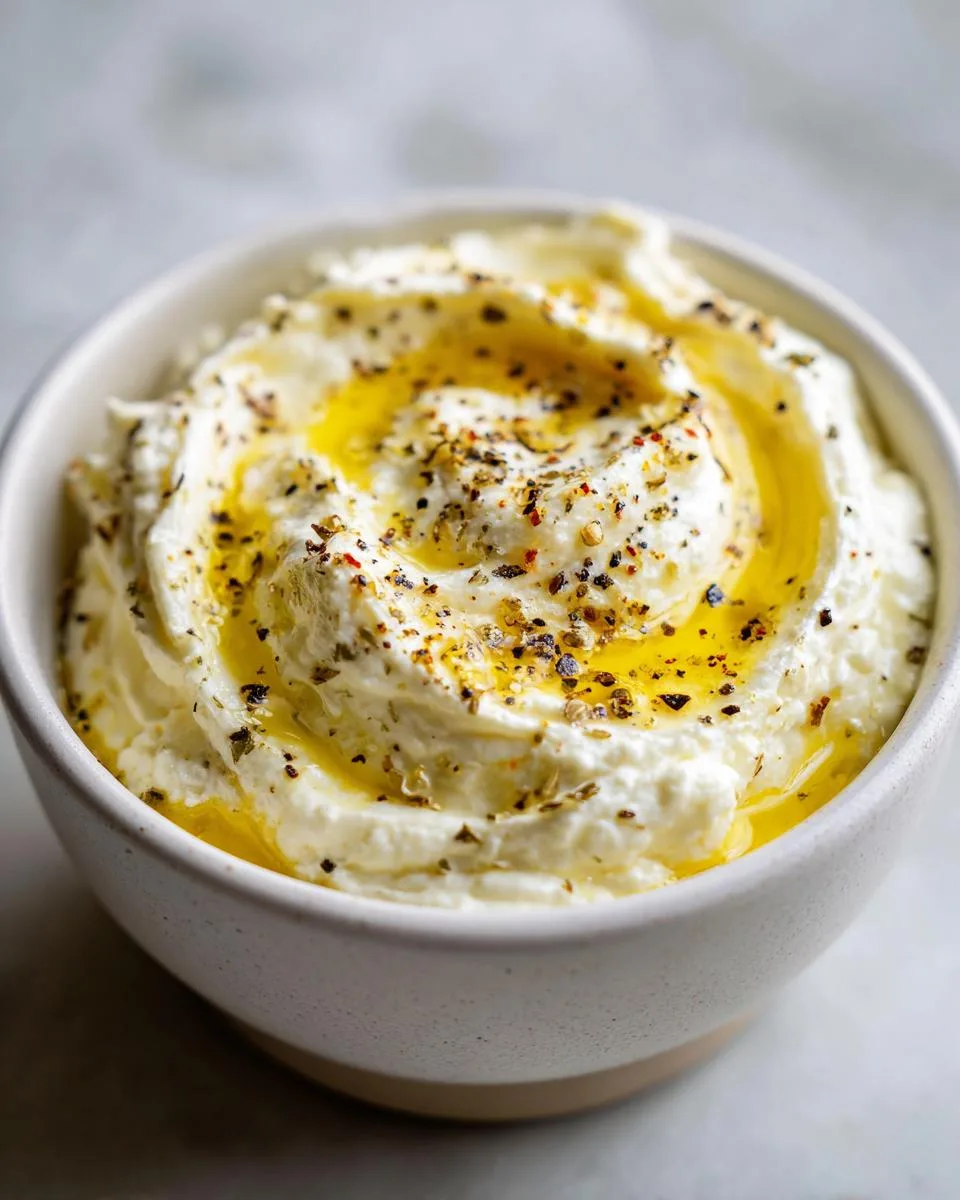 Whipped Feta with Honey - detail 3