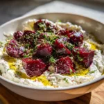 Whipped Feta with Roasted Beets
