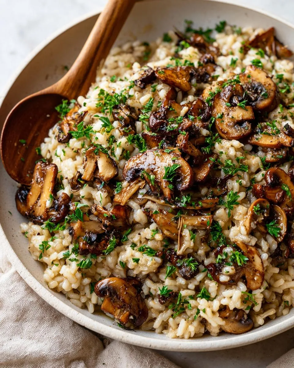 Creamy Wild Mushroom Risotto Recipe in Just 30 Minutes 3 Wild Mushroom Risotto - detail 1