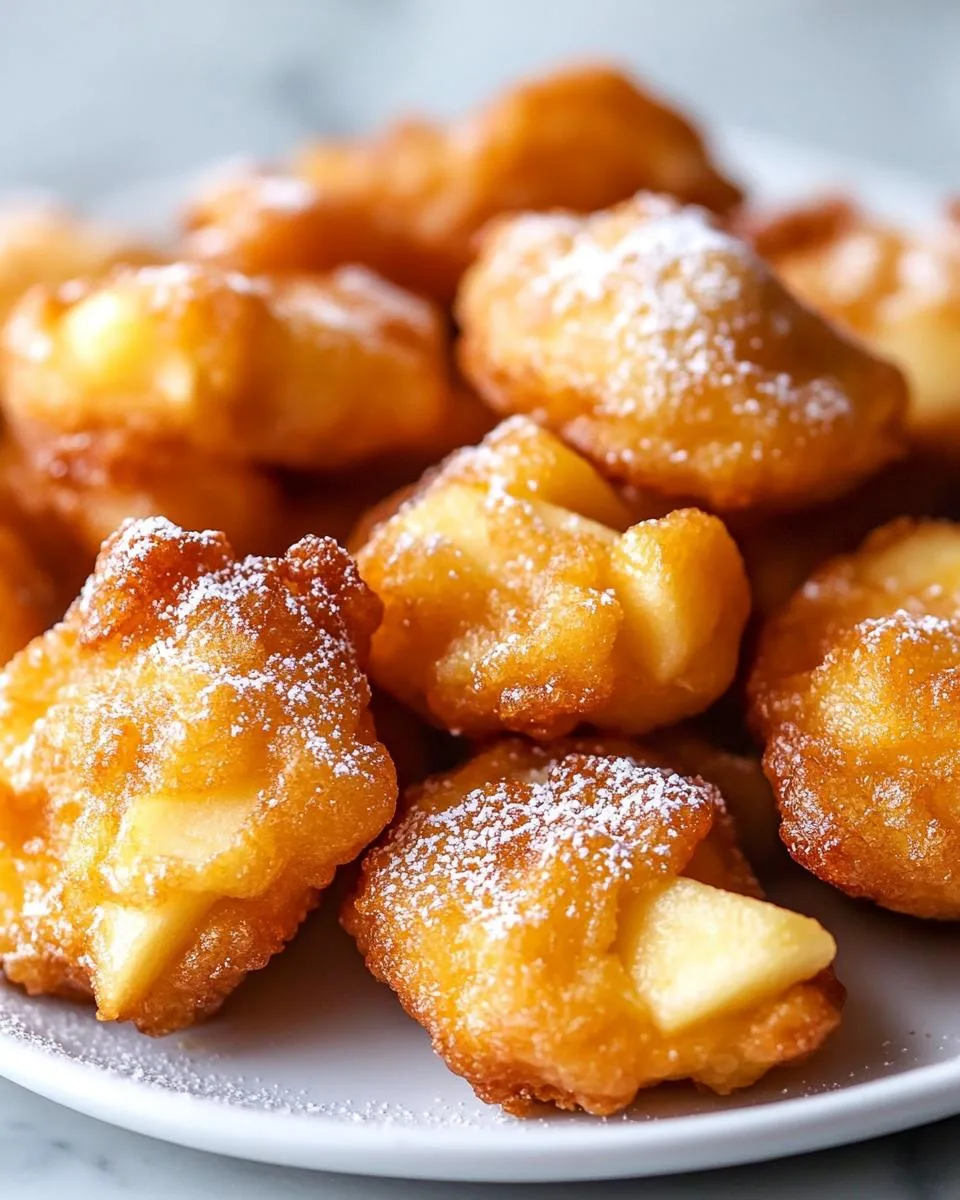 Apple Fritters - detail 2