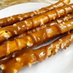 Caramel Pretzel Rods