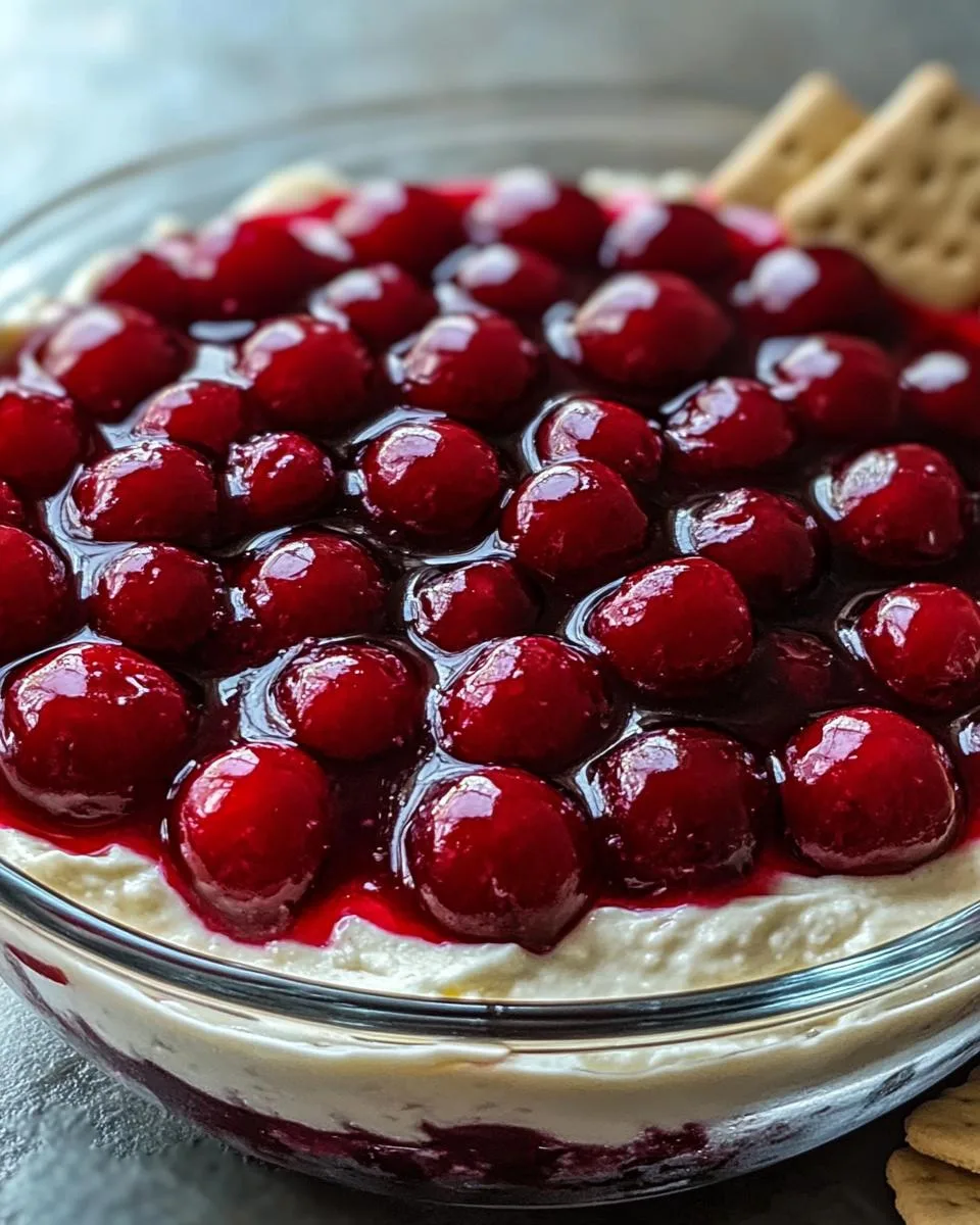 Cherry Cheesecake Dip - detail 1