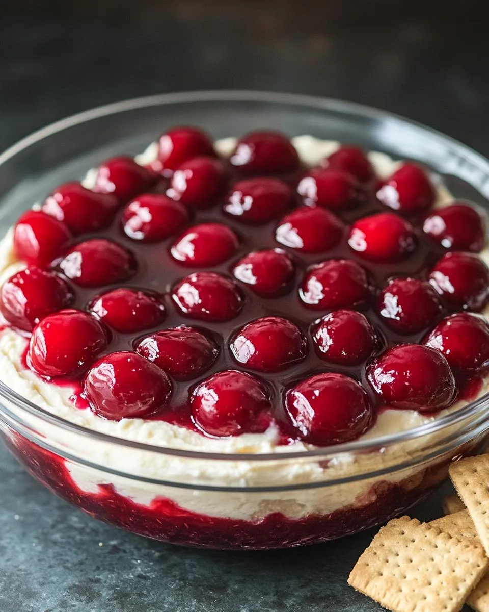 Cherry Cheesecake Dip - detail 2