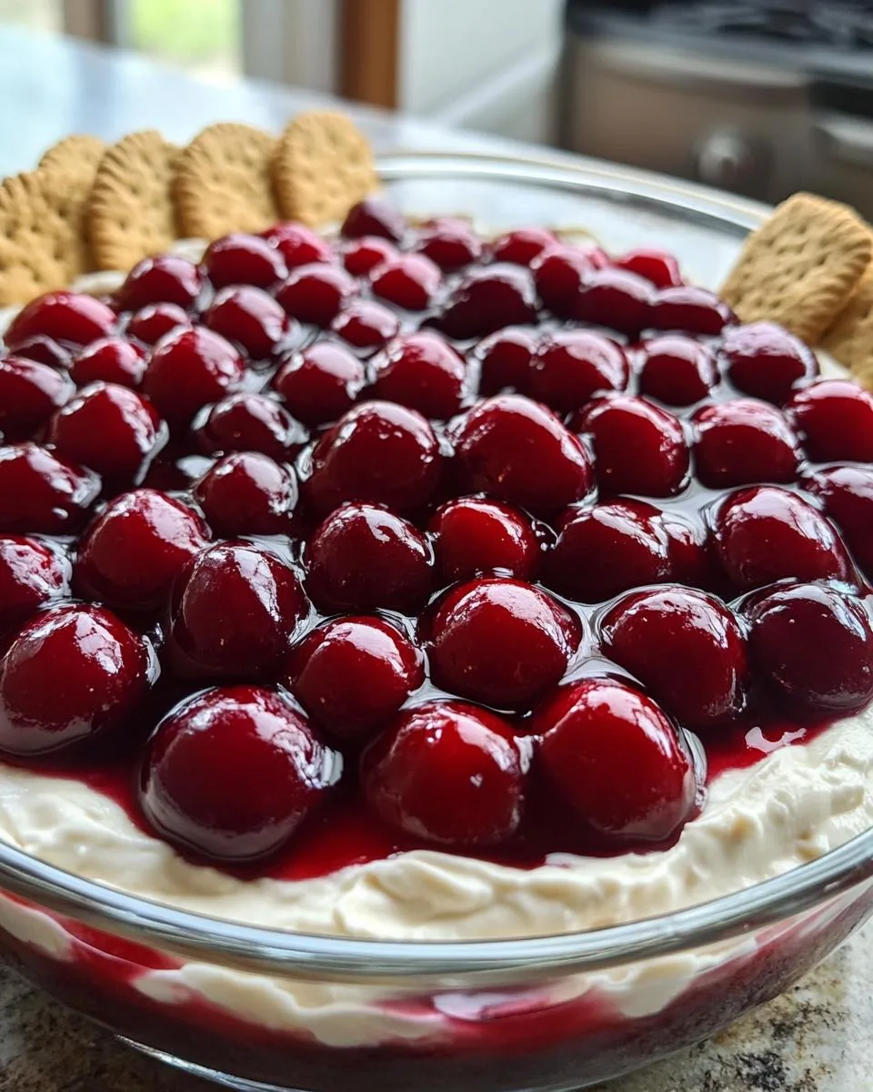 Cherry Cheesecake Dip - detail 3