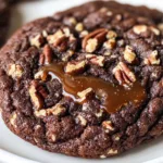 Chocolate Turtle Cookies