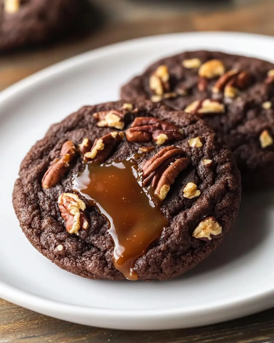 Chocolate Turtle Cookies - detail 3