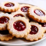 Christmas Linzer Cookies