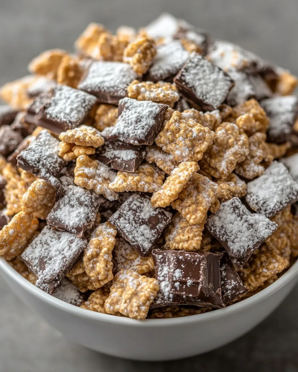 15-Minute Christmas Puppy Chow Mix: Magically Irresistible! 6 Christmas Puppy Chow Mix, - detail 1
