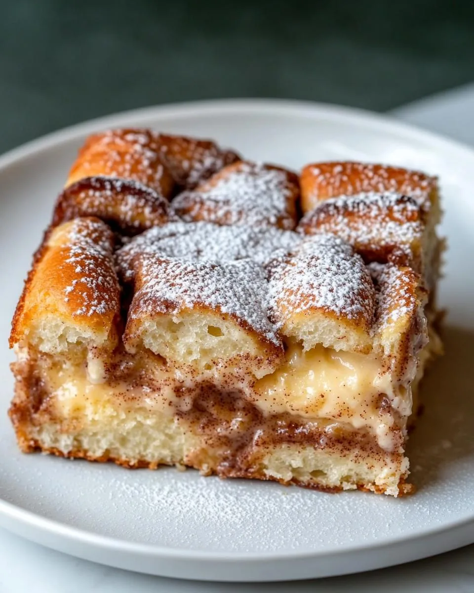 Cinnamon Roll Bread Pudding - detail 1