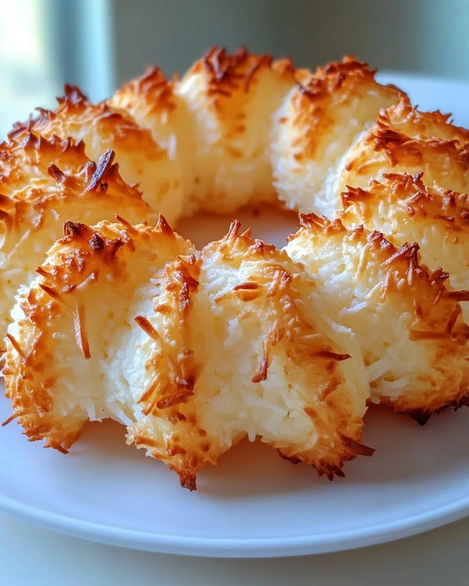 Coconut Macaroon Wreath - detail 1