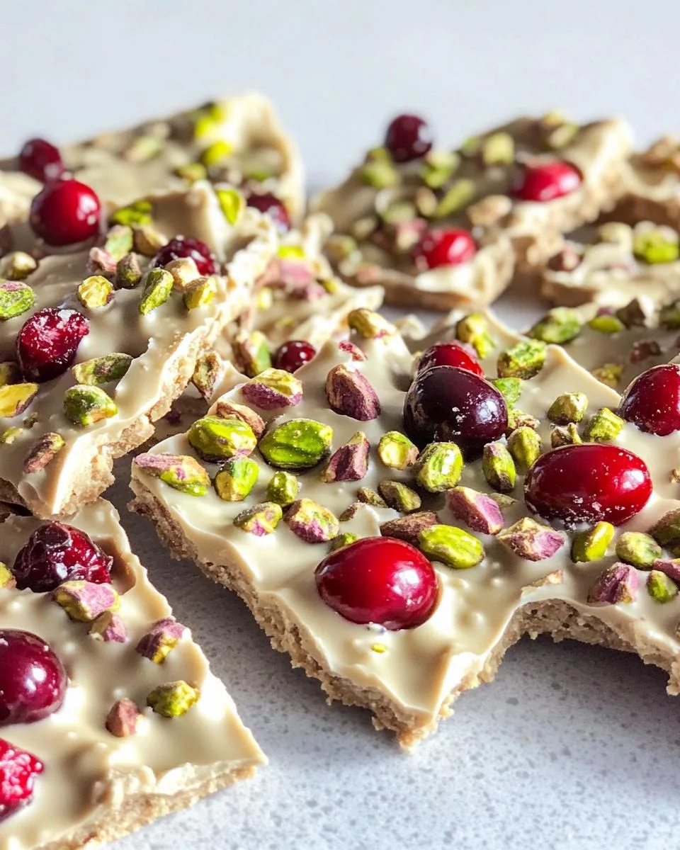 Cranberry Pistachio Bark - detail 2