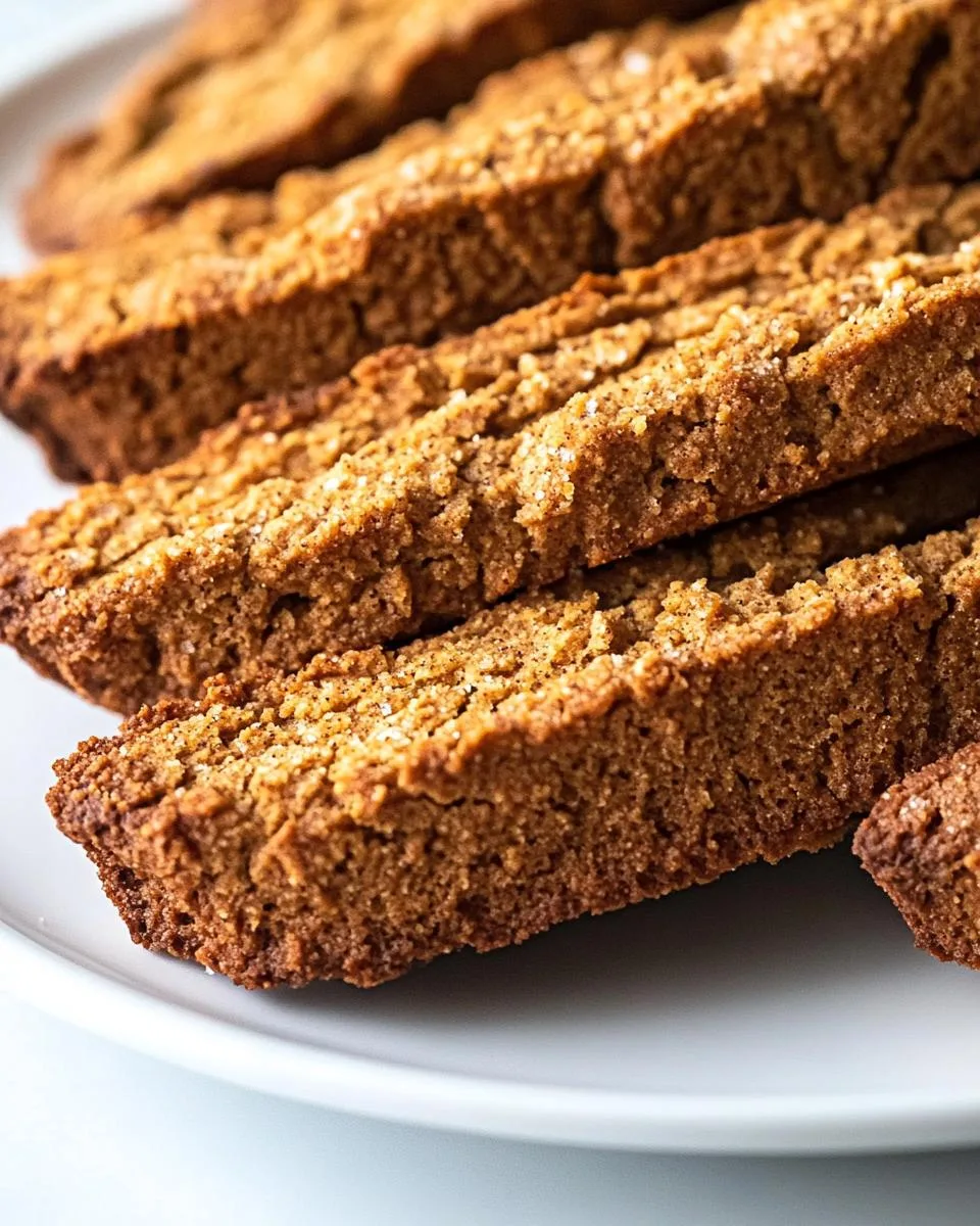 Gingerbread Biscotti - detail 2