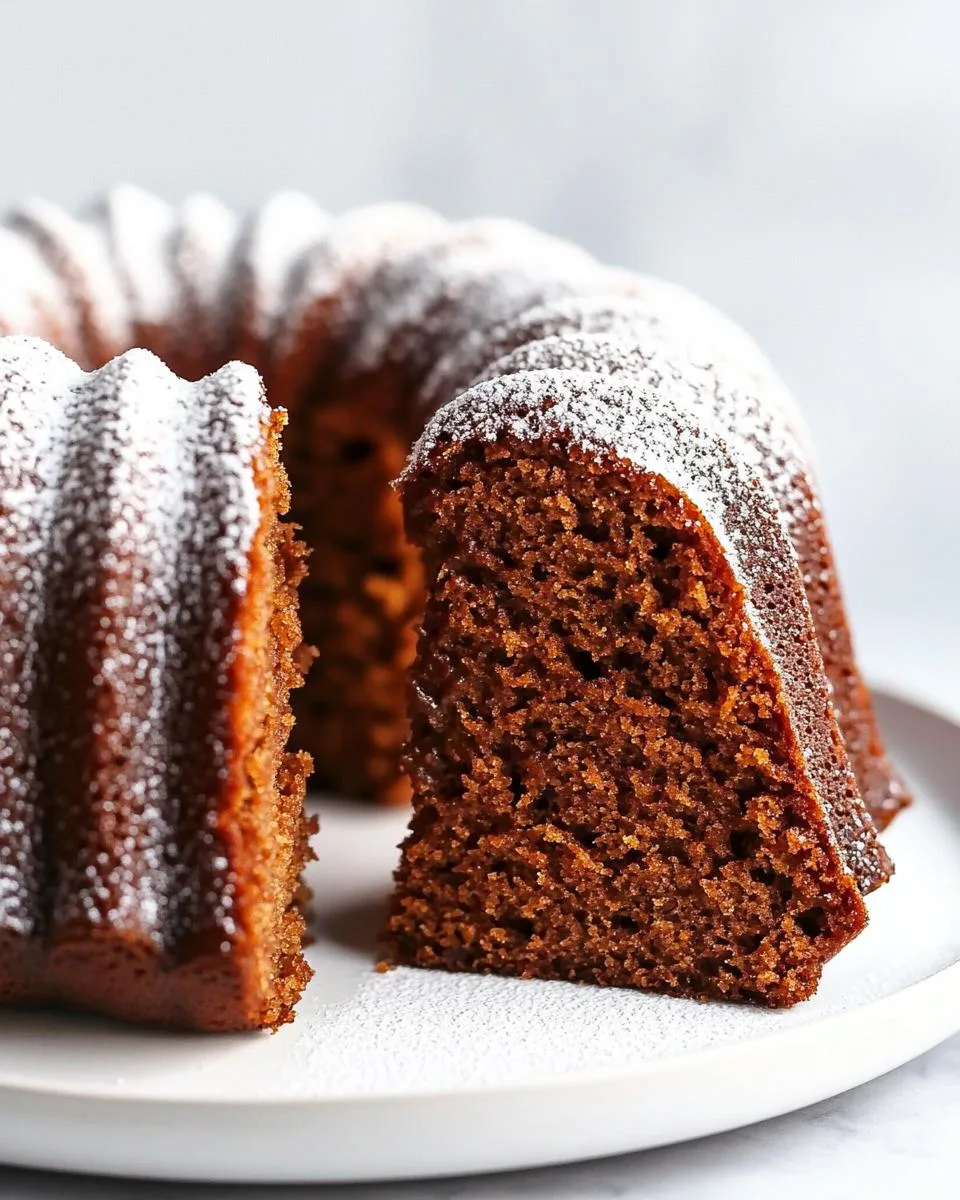 Gingerbread Bundt Cake - detail 1