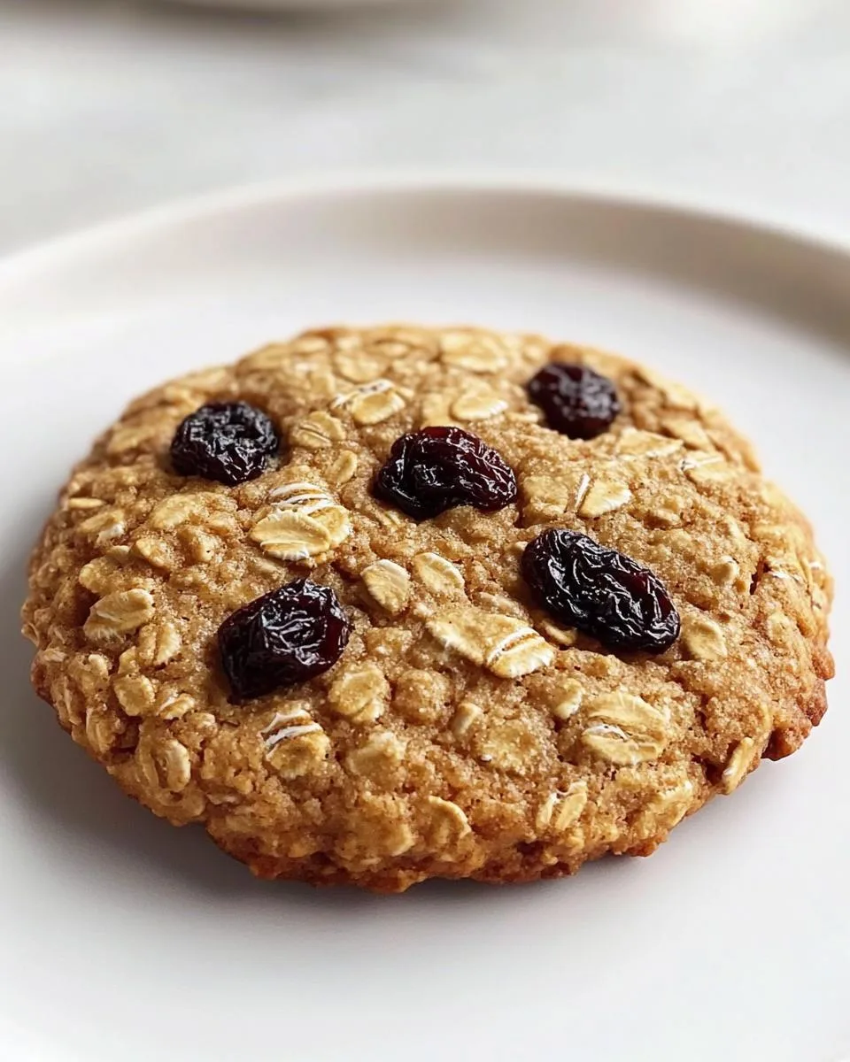 Healthy Oatmeal Raisin Cookies - detail 1