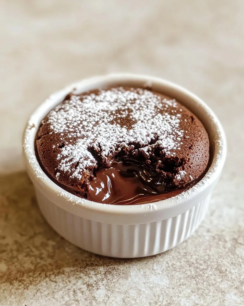 Hot Chocolate Lava Cakes - detail 1