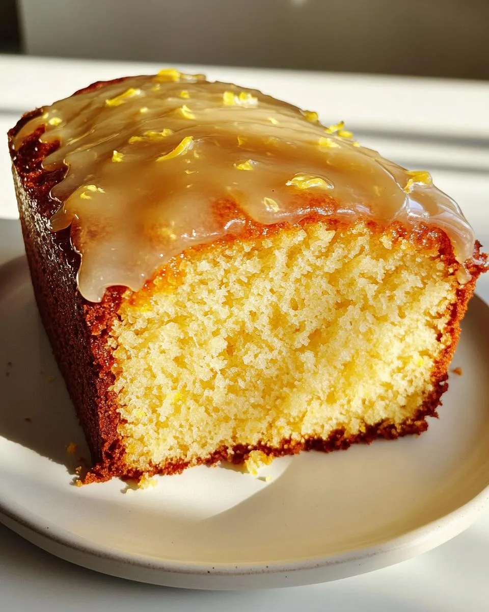 Lemon Loaf Cake - detail 1