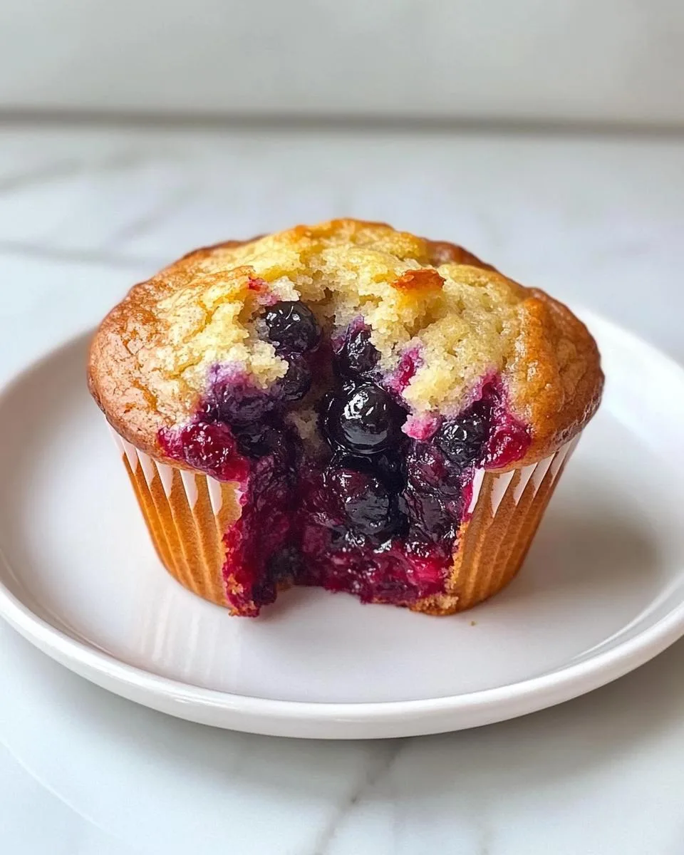 Low-Sugar Berry Muffins - detail 1
