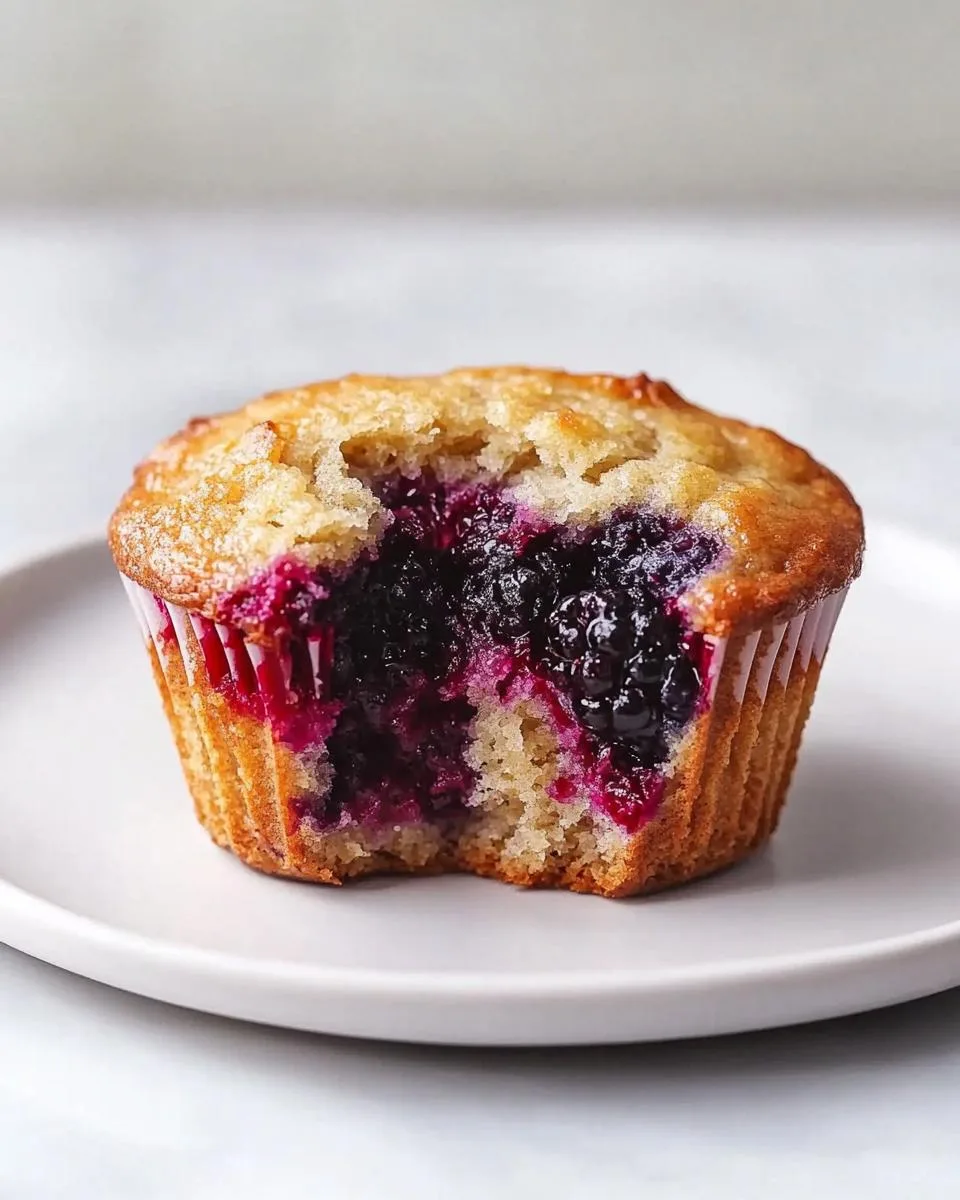 Low-Sugar Berry Muffins - detail 3