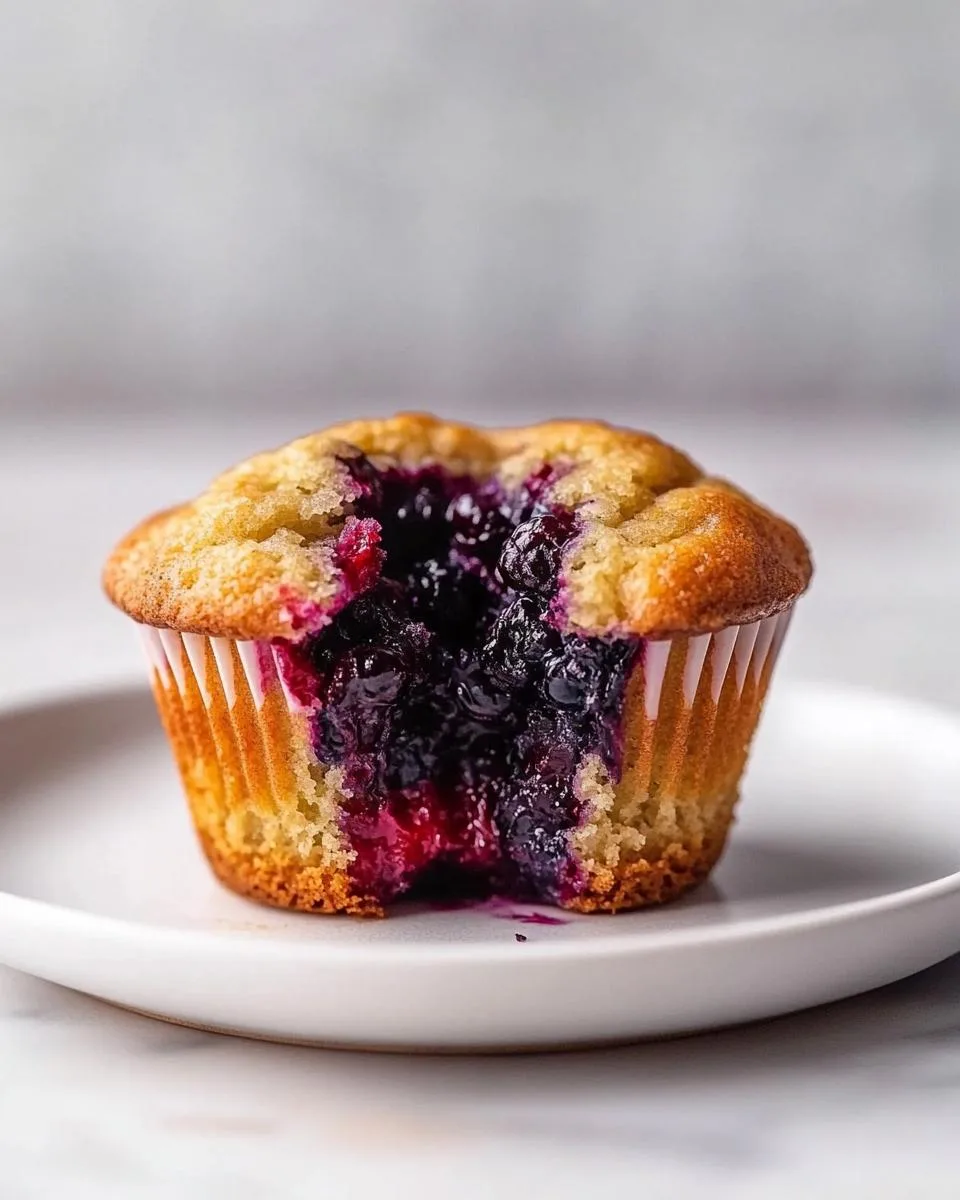 Low-Sugar Berry Muffins - detail 4
