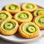 Pistachio Pinwheel Cookies